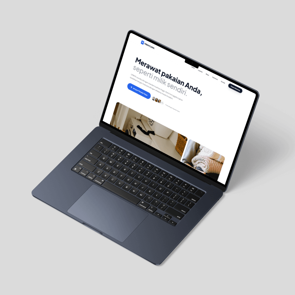 Laundry Landing Page - Tampilan screenshot 4