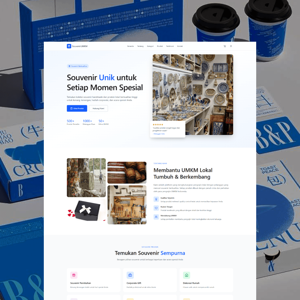 Souvenir UMKM - Tampilan screenshot 1