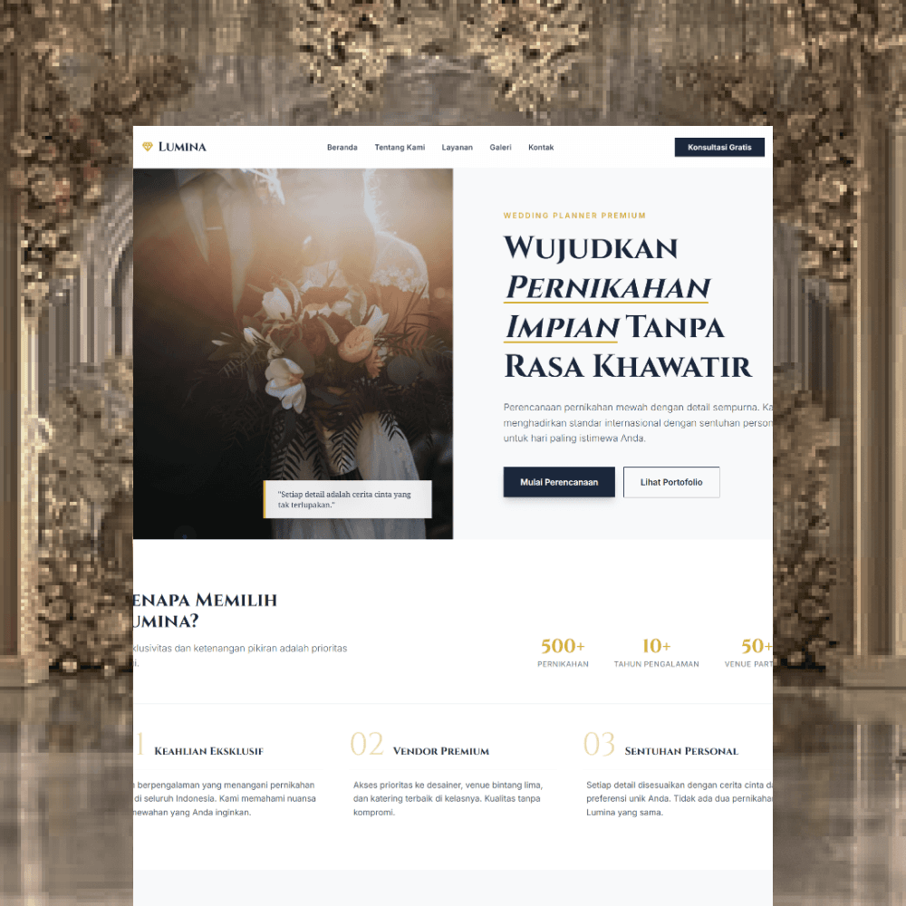 Wedding Organizer - Tampilan screenshot 1