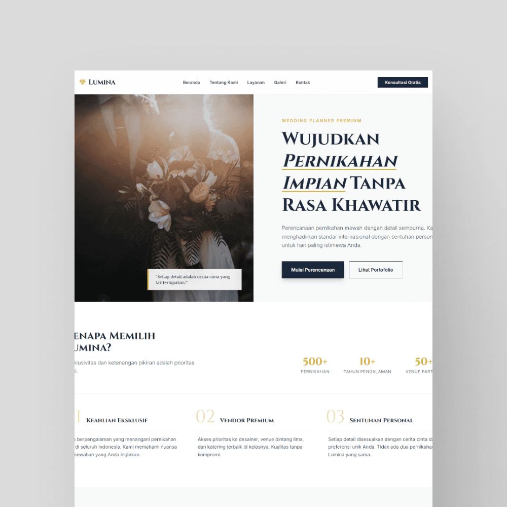 Wedding Organizer - Tampilan screenshot 2